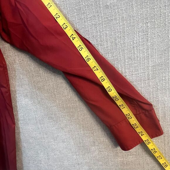 Field & Stream Shirt Men’s M Red Long Snap Sleeve Red Smart Cool Fishing Outdoor - Picture 10 of 10